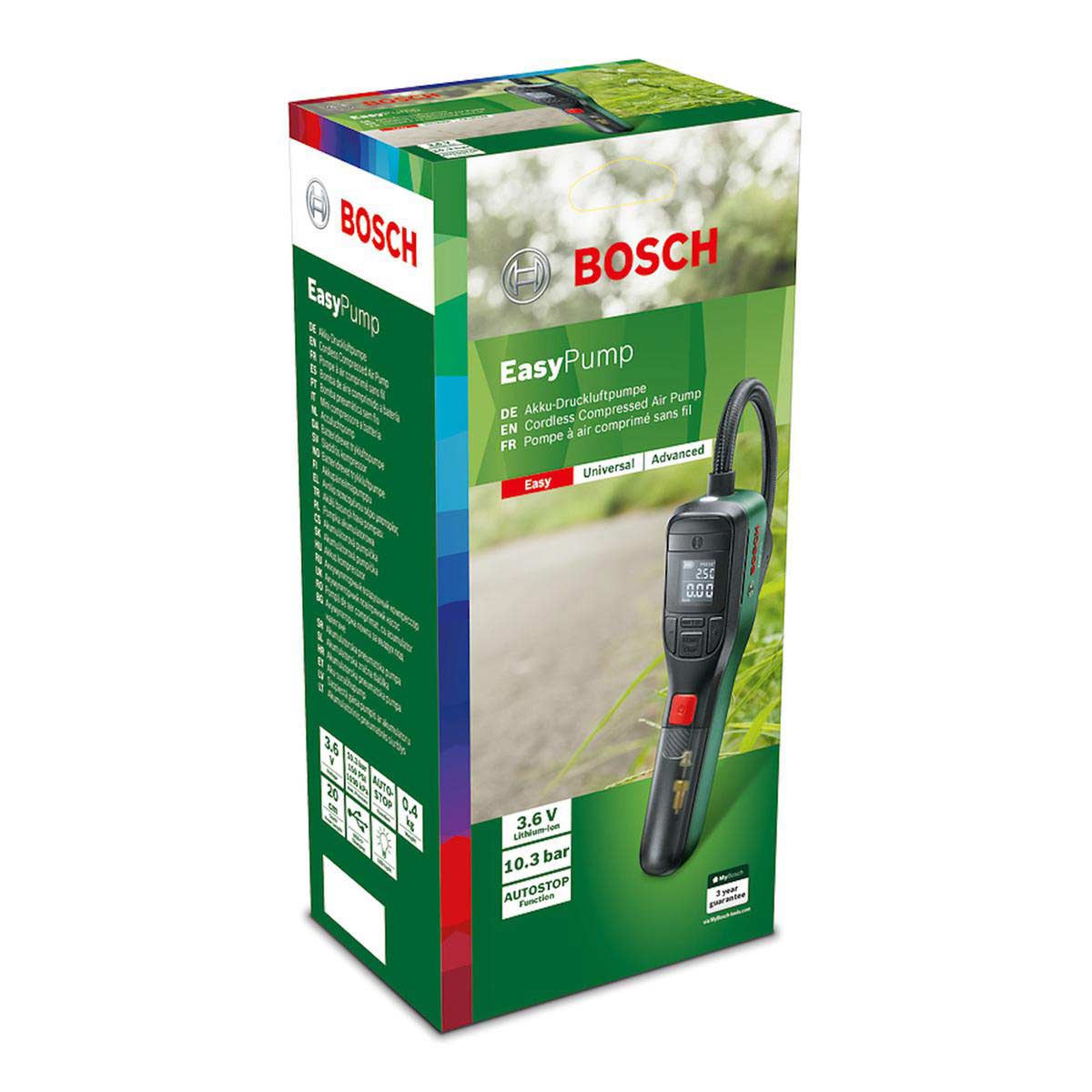 The Bosch Compressed air pump - EasyPump